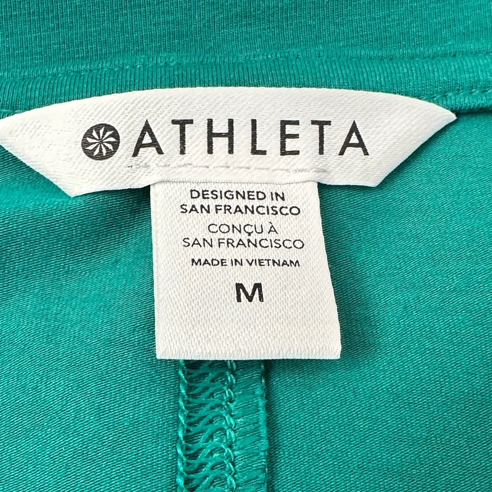 Athleta Outbound V Neck Tee-Emerald Green - Picture 5 of 6